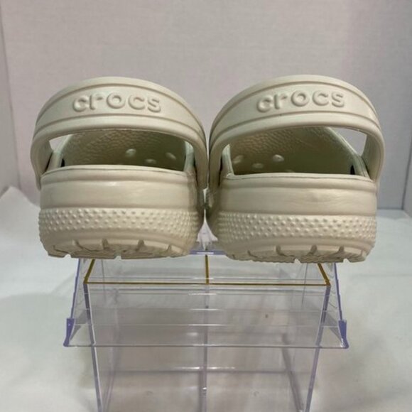 Crocs Classic Clog Kids Size 13 White Bone Slip-On Foam Sandals - Picture 5 of 9